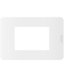 PLACCA 3 POSTI WHITE